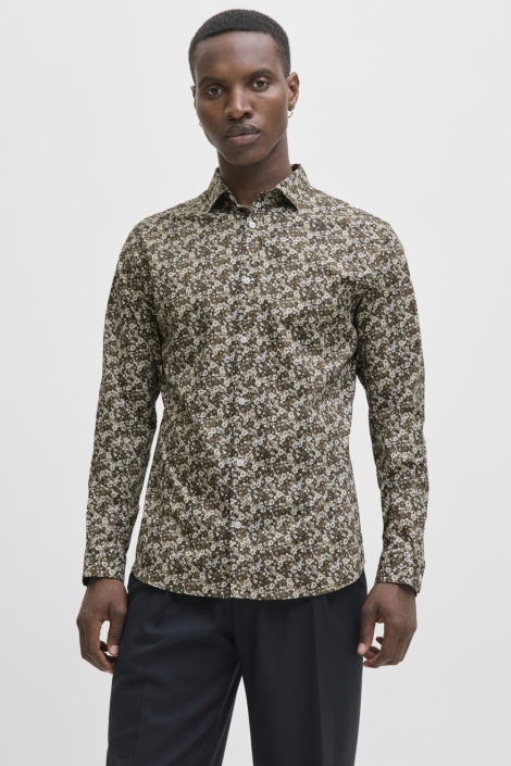 Jack & Jones jprblablackpool stretch aop ls shir